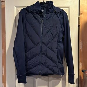 Athleta zip up puffer hoode